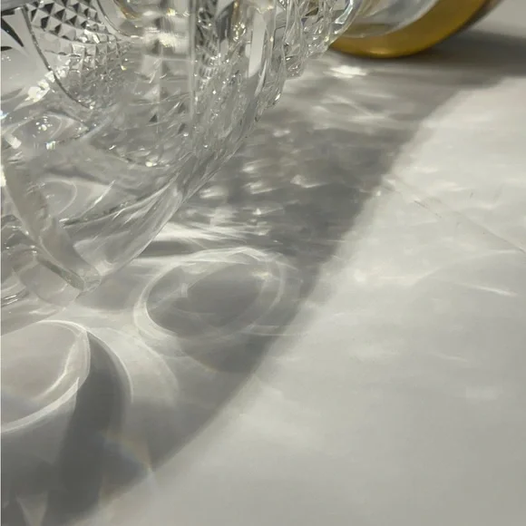 Rare Waterford Fine Crystal Hand-cut Signed Table Lamp 18” - Picture 10 of 15